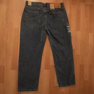 NWT Levi's 550 Relaxed Fit Denim Jeans 36W x 30L